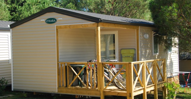 MOBILE HOME CONFORT <br><span class="subtitle-room">2 chambres – 6 pers. max – Côté montagne</span>