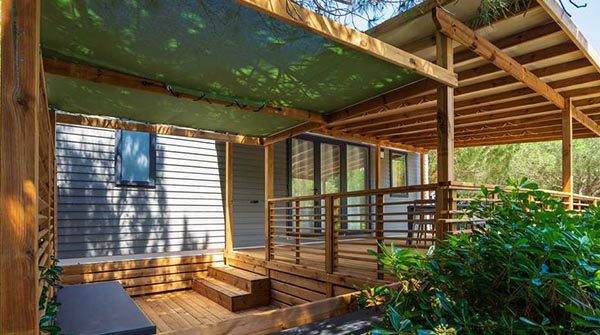 MOBILE HOME PALACE 2 chambres côté montagne (4/6pers.) Modèle 2019