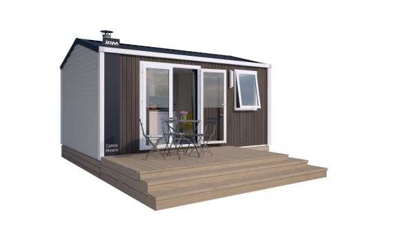 MOBILE HOME PREMIUM 1 chambre côté montagne (2/4pers.) Modèle 2019